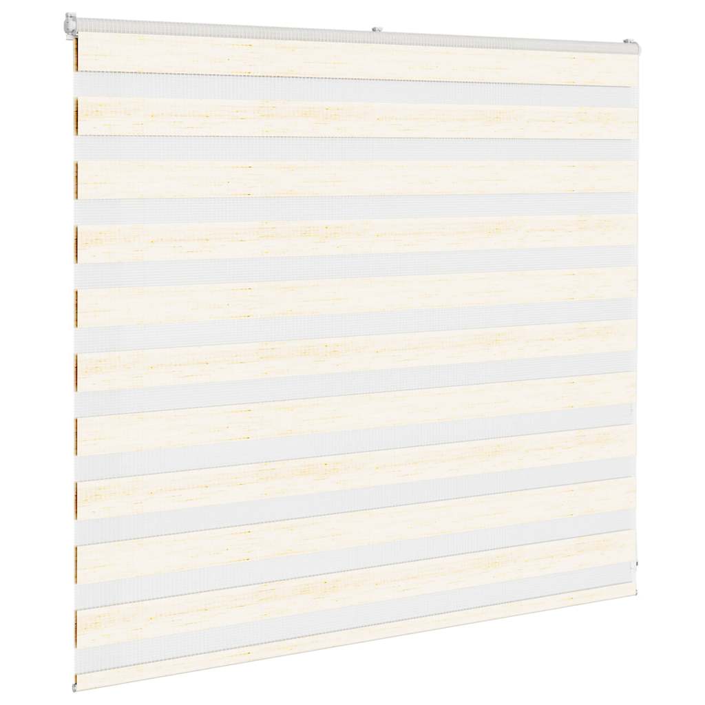 vidaXL Zebra Blind Marble Beige 165x100 cm Fabric Width 160,9 cm Polyester
