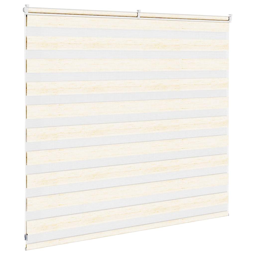 vidaXL Zebra Blind Marble Beige 165x100 cm Fabric Width 160,9 cm Polyester