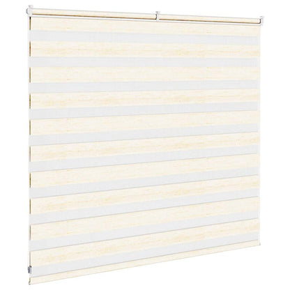 vidaXL Zebra Blind Marble Beige 165x100 cm Fabric Width 160,9 cm Polyester