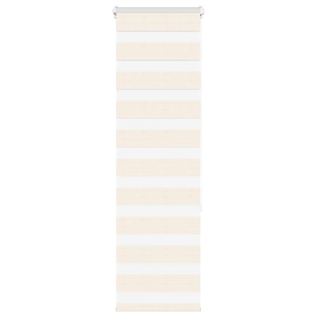 vidaXL Zebra Blind Marble Beige 40x150 cm Fabric Width 35.9 cm Polyester
