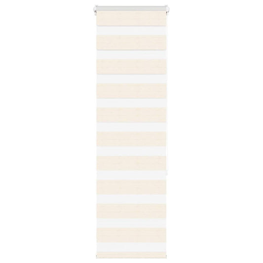 vidaXL Zebra Blind Marble Beige 40x150 cm Fabric Width 35.9 cm Polyester