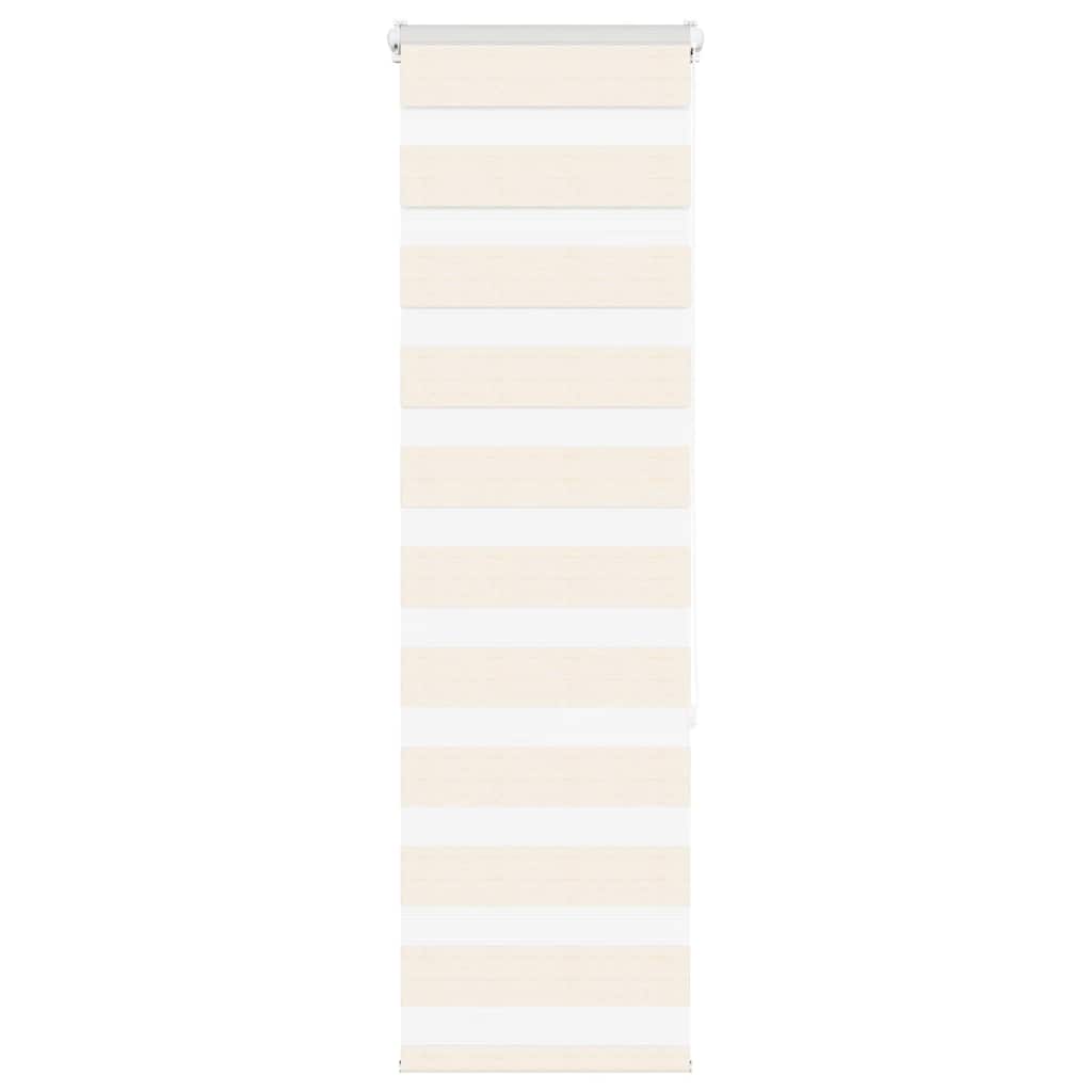 vidaXL Zebra Blind Marble Beige 45x150cm Fabric Width 40.9cm Polyester