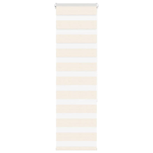 vidaXL Zebra Blind Marble Beige 45x150cm Fabric Width 40.9cm Polyester