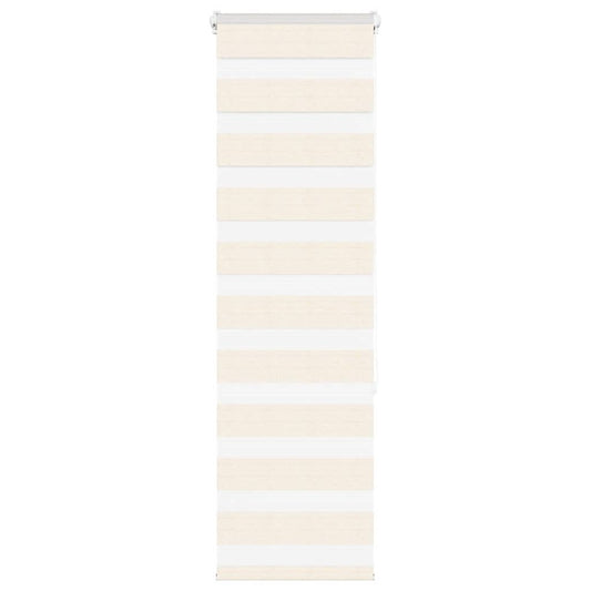 vidaXL Zebra Blind Marble Beige 50x150cm Fabric Width 45.9cm Polyester