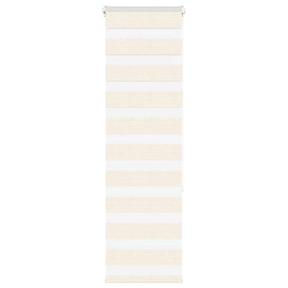 vidaXL Zebra Blind Marble Beige 50x150 cm Fabric Width 45.9 cm Polyester