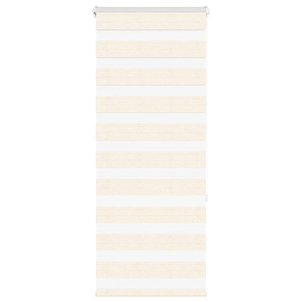 vidaXL Zebra Blind Marble Beige 55x150cm Fabric Width 50.9cm Polyester