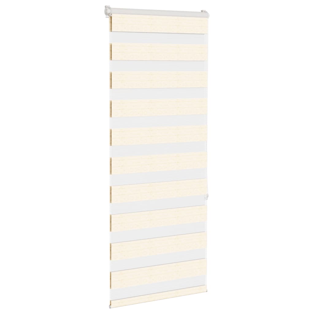 vidaXL Zebra Blind Marble Beige 55x150cm Fabric Width 50.9cm Polyester