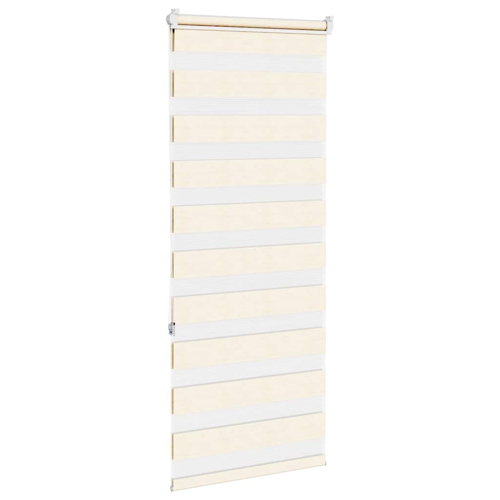 vidaXL Zebra Blind Marble Beige 55x150cm Fabric Width 50.9cm Polyester