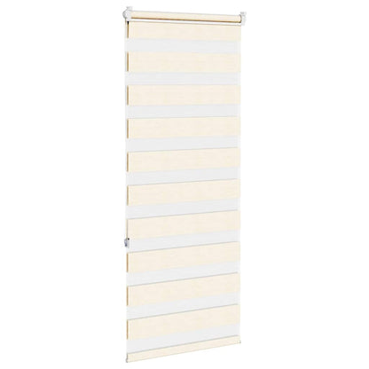 vidaXL Zebra Blind Marble Beige 55x150cm Fabric Width 50.9cm Polyester