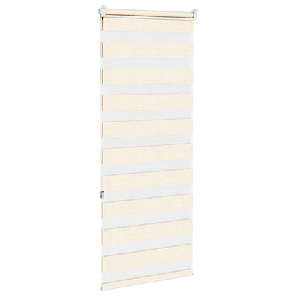 vidaXL Zebra Blind Marble Beige 65x150cm Fabric Width 60.9cm Polyester