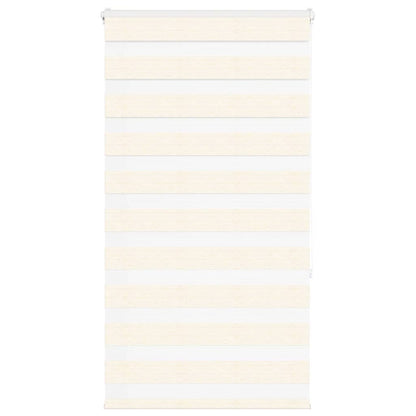 vidaXL Zebra Blind Marble Beige 80x150cm Fabric Width 75.9cm Polyester