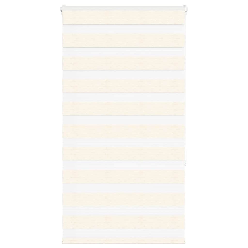 vidaXL Zebra Blind Marble Beige 90x150 cm Fabric Width 85.9 cm Polyester