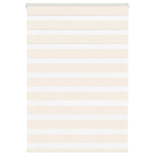 vidaXL Zebra Blind Marble Beige 100x150 cm Fabric Width 95.9 cm