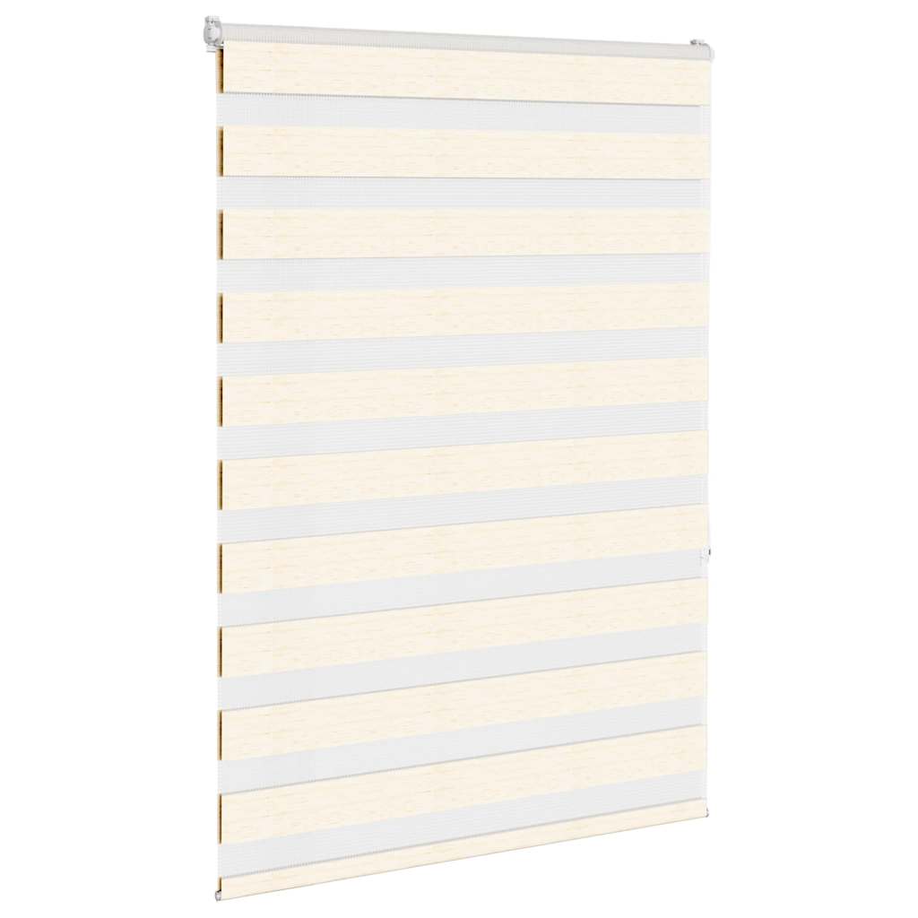 vidaXL Zebra Blind Marble Beige 100x150 cm Fabric Width 95.9 cm