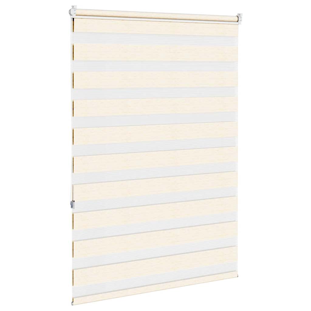 vidaXL Zebra Blind Marble Beige 100x150 cm Fabric Width 95.9 cm