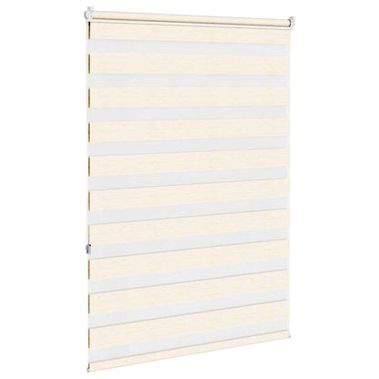 vidaXL Zebra Blind Marble Beige 100x150 cm Fabric Width 95.9 cm