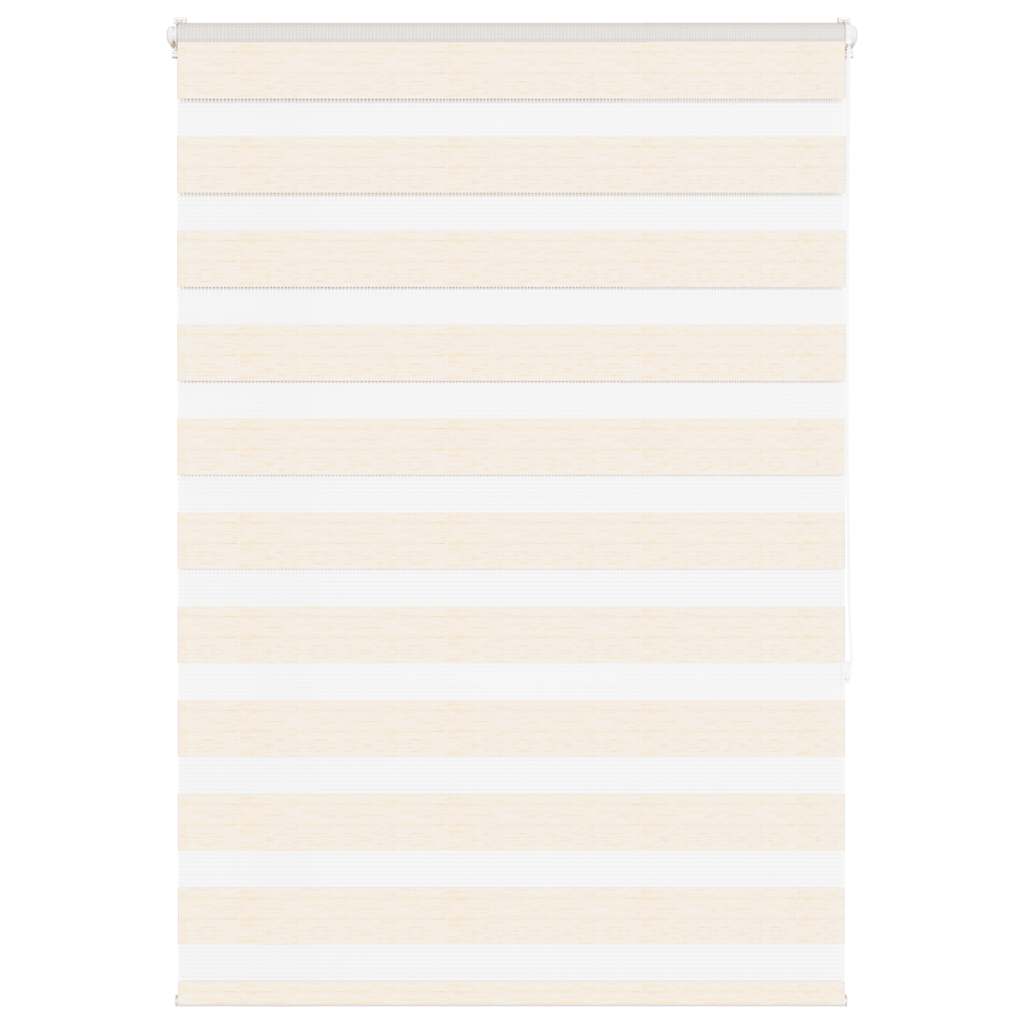 vidaXL Zebra Blind Marble Beige 105x150 cm Fabric Width 100.9 cm