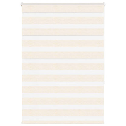 vidaXL Zebra Blind Marble Beige 105x150 cm Fabric Width 100.9 cm