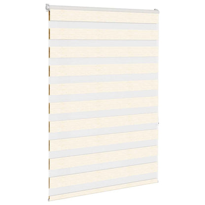 vidaXL Zebra Blind Marble Beige 105x150 cm Fabric Width 100.9 cm