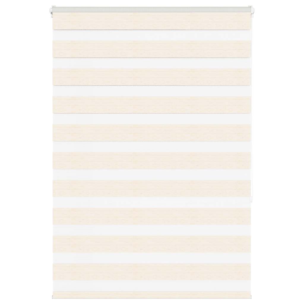vidaXL Zebra Blind Marble Beige 110x150 cm Fabric Width 105.9 cm Polyester