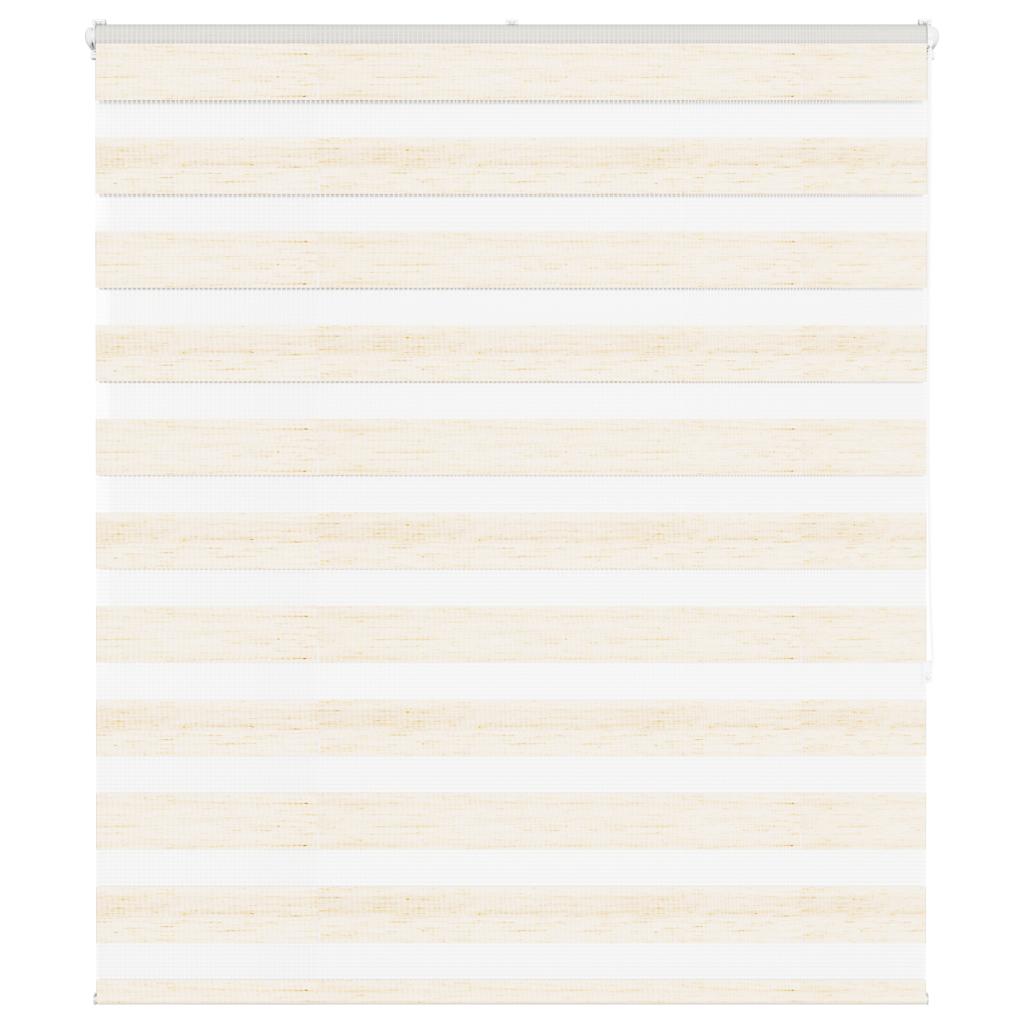 vidaXL Zebra Blind Marble Beige 120x150 cm Fabric Width 115.9 cm Polyester