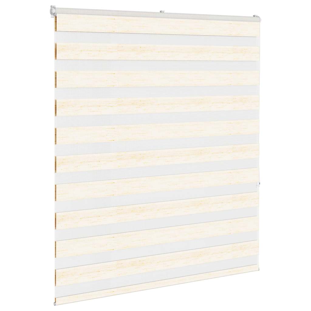 vidaXL Zebra Blind Marble Beige 120x150 cm Fabric Width 115.9 cm