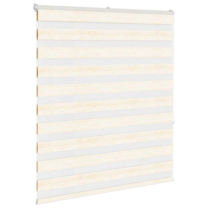 vidaXL Zebra Blind Marble Beige 120x150 cm Fabric Width 115.9 cm