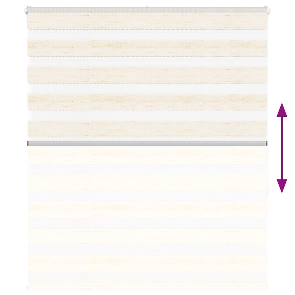 vidaXL Zebra Blind Marble Beige 120x150 cm Fabric Width 115.9 cm