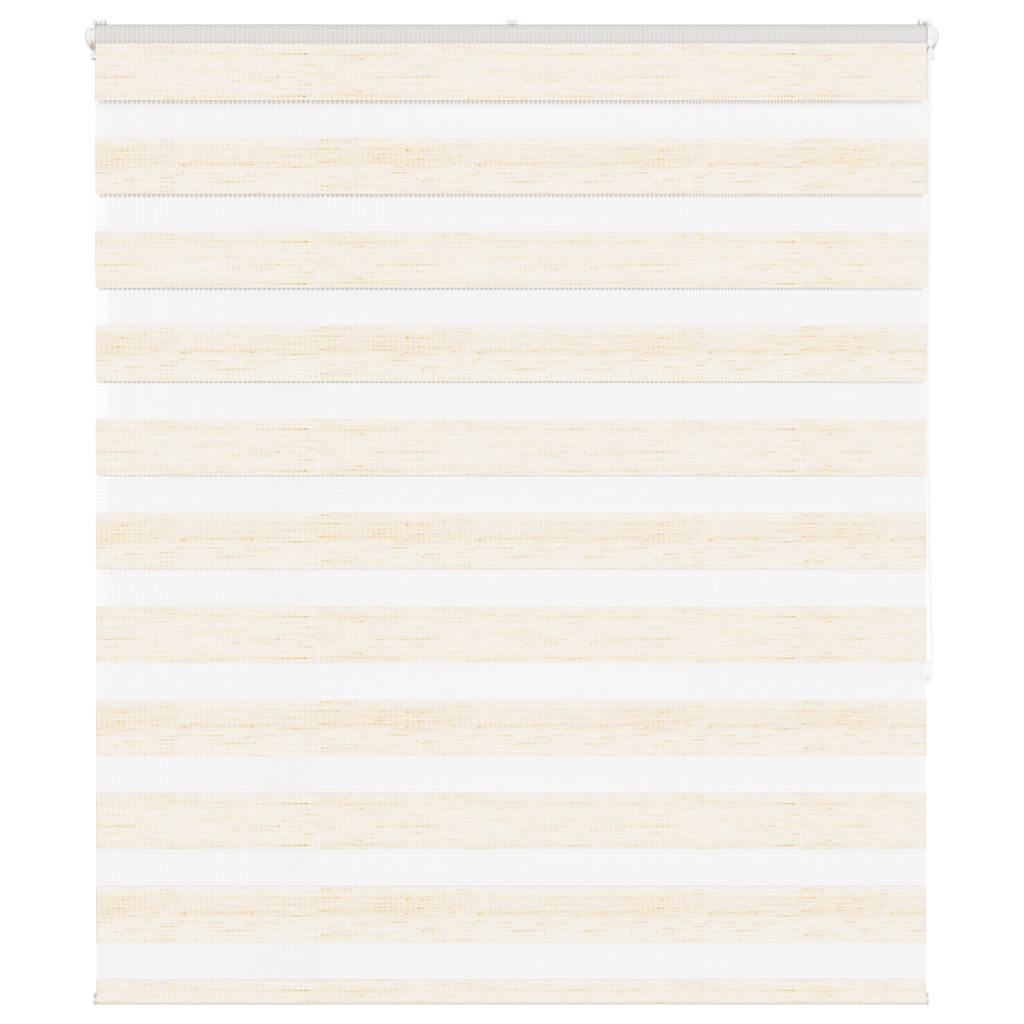 vidaXL Zebra Blind Marble Beige 125x150 cm Fabric Width 120.9 cm