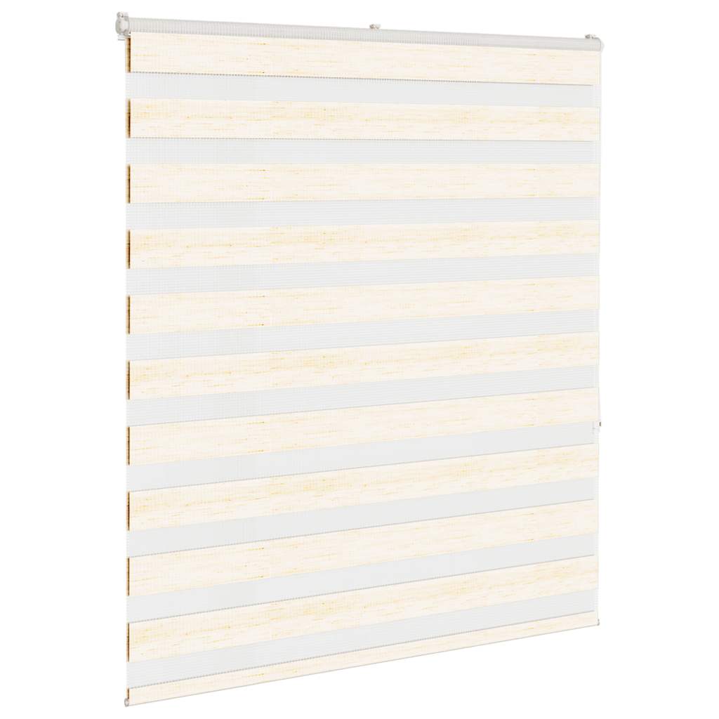 vidaXL Zebra Blind Marble Beige 125x150 cm Fabric Width 120.9 cm