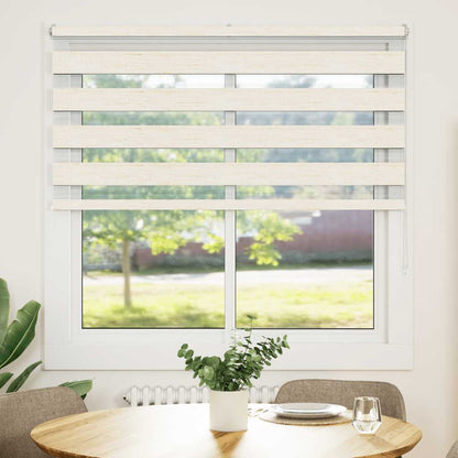 vidaXL Zebra Blind Marble Beige 140x150 cm Fabric Width 135.9 cm