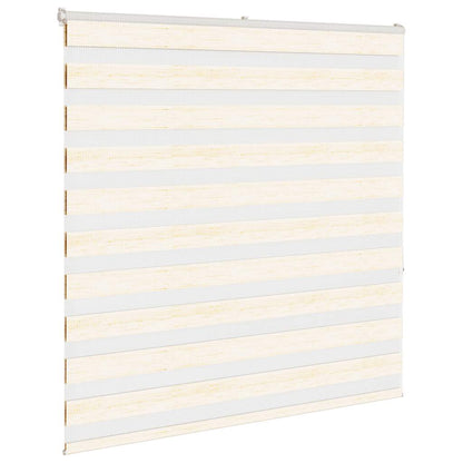 vidaXL Zebra Blind Marble Beige 140x150 cm Fabric Width 135.9 cm