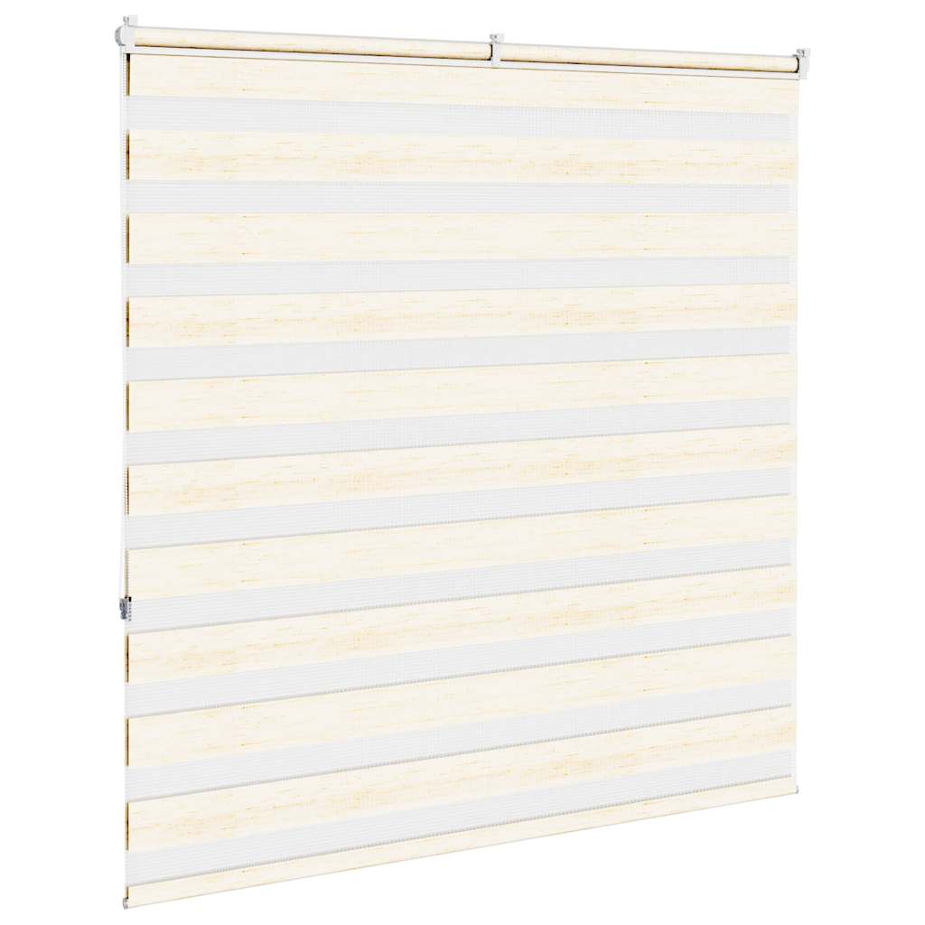 vidaXL Zebra Blind Marble Beige 140x150 cm Fabric Width 135.9 cm