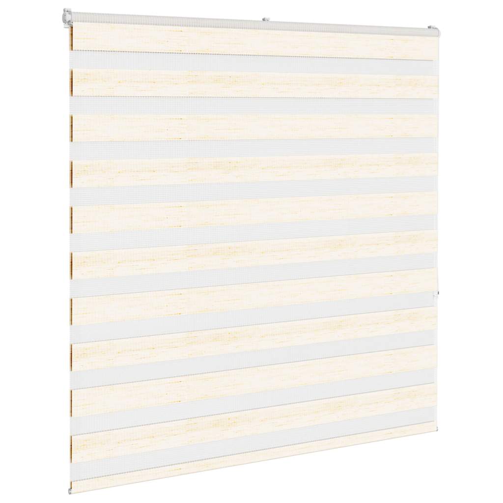 vidaXL Zebra Blind Marble Beige 145x150 cm Fabric Width 140.9 cm
