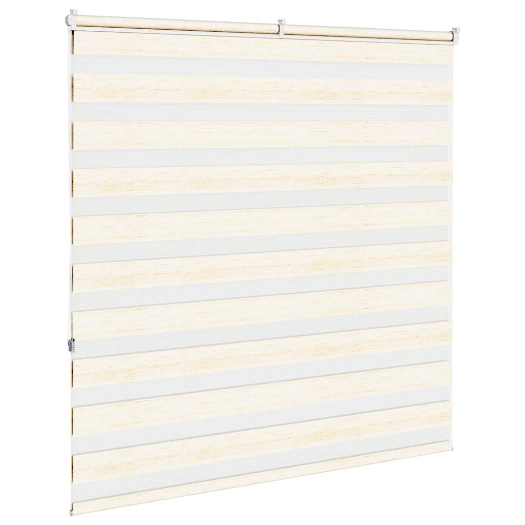 vidaXL Zebra Blind Marble Beige 145x150 cm Fabric Width 140.9 cm