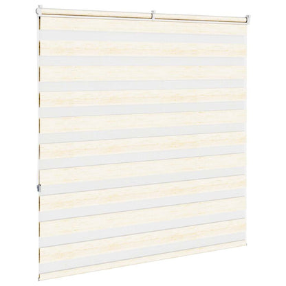 vidaXL Zebra Blind Marble Beige 145x150 cm Fabric Width 140.9 cm