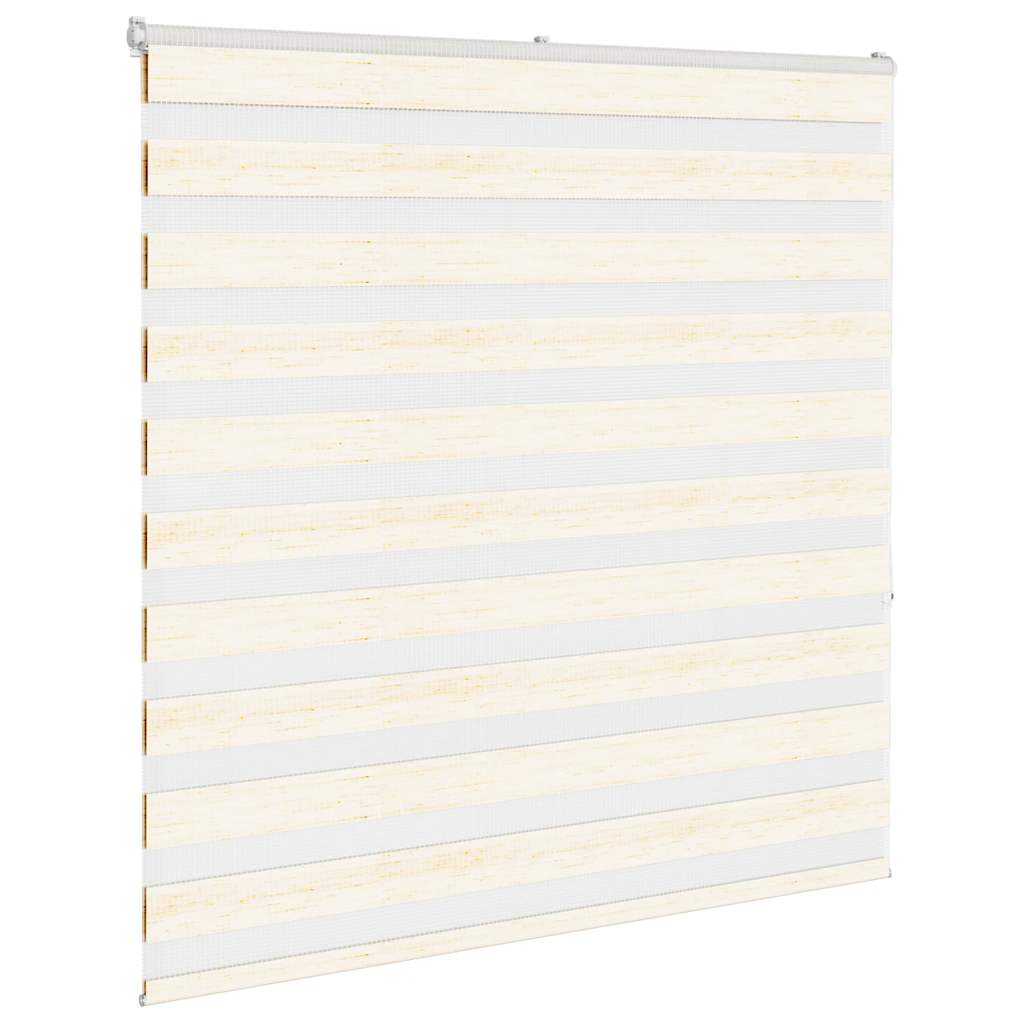 vidaXL Zebra Blind Marble Beige 150x150 cm Fabric Width 145.9 cm