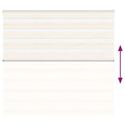 vidaXL Zebra Blind Marble Beige 155x150 cm Fabric Width 150.9 cm