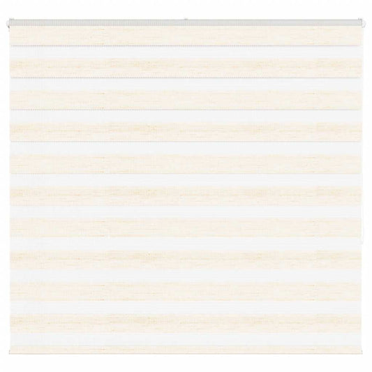 vidaXL Zebra Blind Marble Beige 160x150 cm Fabric Width 155.9 cm Polyester