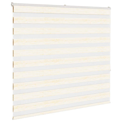 vidaXL Zebra Blind Marble Beige 160x150 cm Fabric Width 155.9 cm