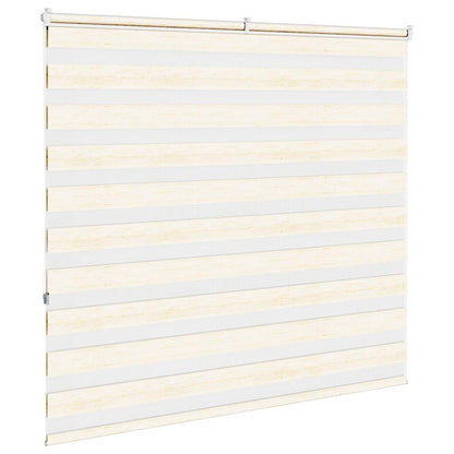 vidaXL Zebra Blind Marble Beige 160x150 cm Fabric Width 155.9 cm