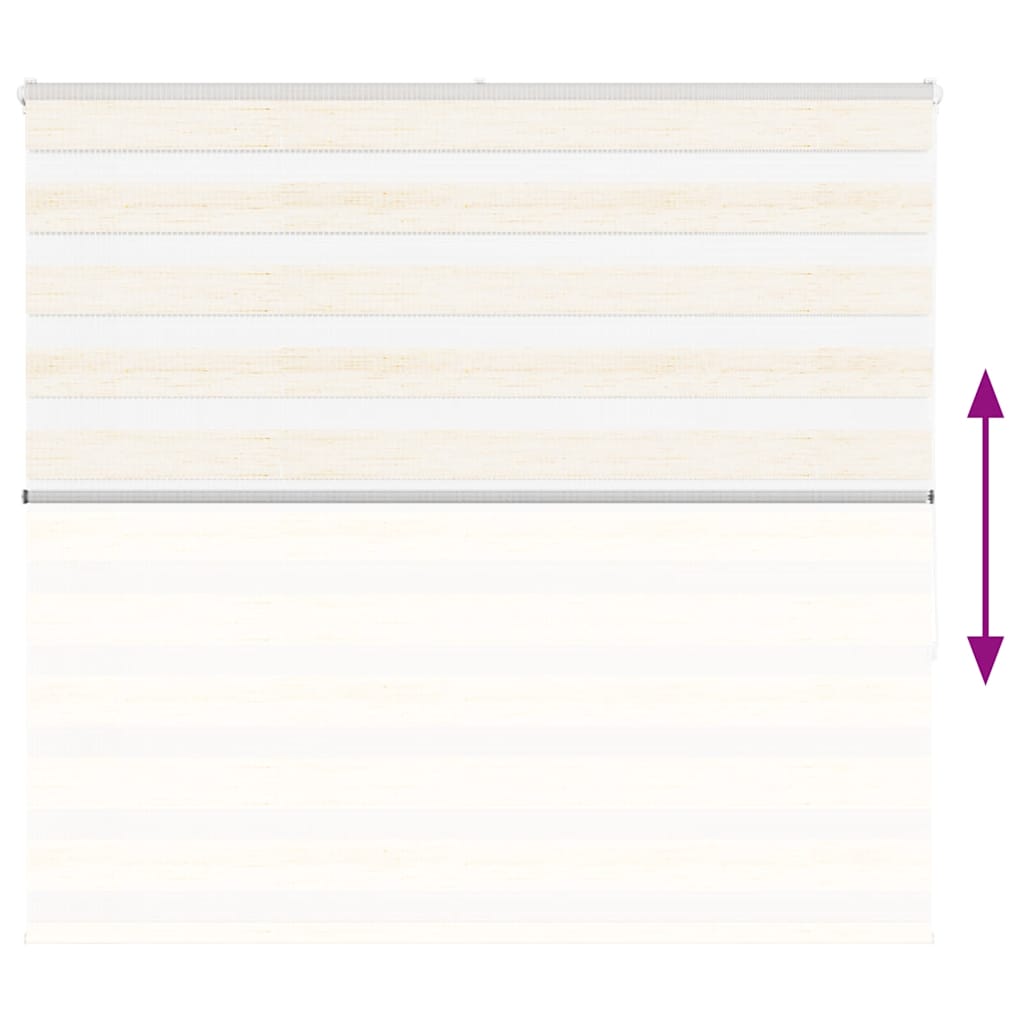 vidaXL Zebra Blind Marble Beige 160x150 cm Fabric Width 155.9 cm