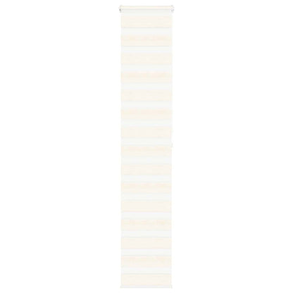 vidaXL Zebra Blind Marble Beige 40x200 cm Fabric Width 35.9 cm Polyester