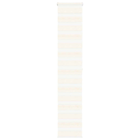 vidaXL Zebra Blind Marble Beige 40x200 cm Fabric Width 35.9 cm Polyester