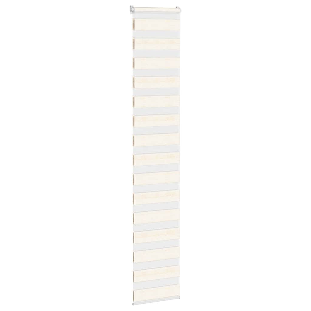 vidaXL Zebra Blind Marble Beige 40x200 cm Fabric Width 35.9 cm Polyester