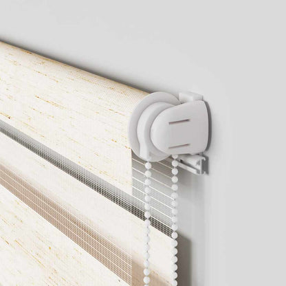 vidaXL Zebra Blind Marble Beige 45x200 cm Fabric Width 40.9 cm Polyester