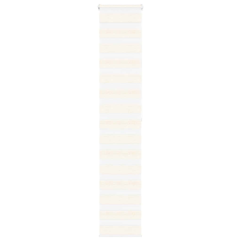 vidaXL Zebra Blind Marble Beige 50x200cm Fabric Width 45.9cm Polyester
