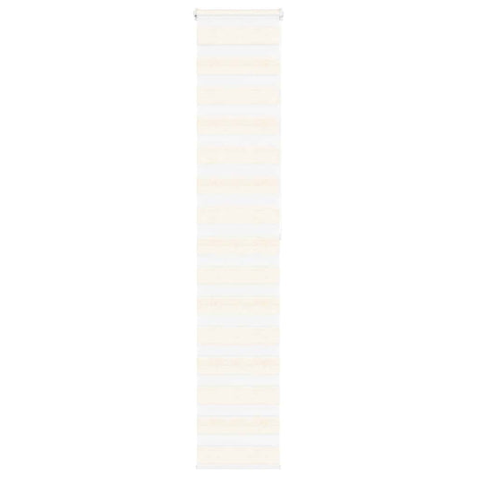 vidaXL Zebra Blind Marble Beige 50x200cm Fabric Width 45.9cm Polyester