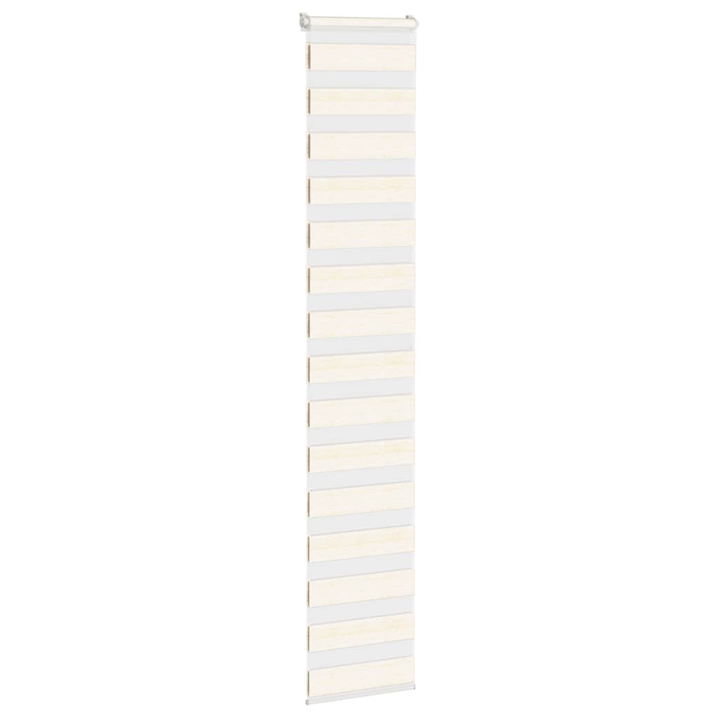 vidaXL Zebra Blind Marble Beige 50x200cm Fabric Width 45.9cm Polyester