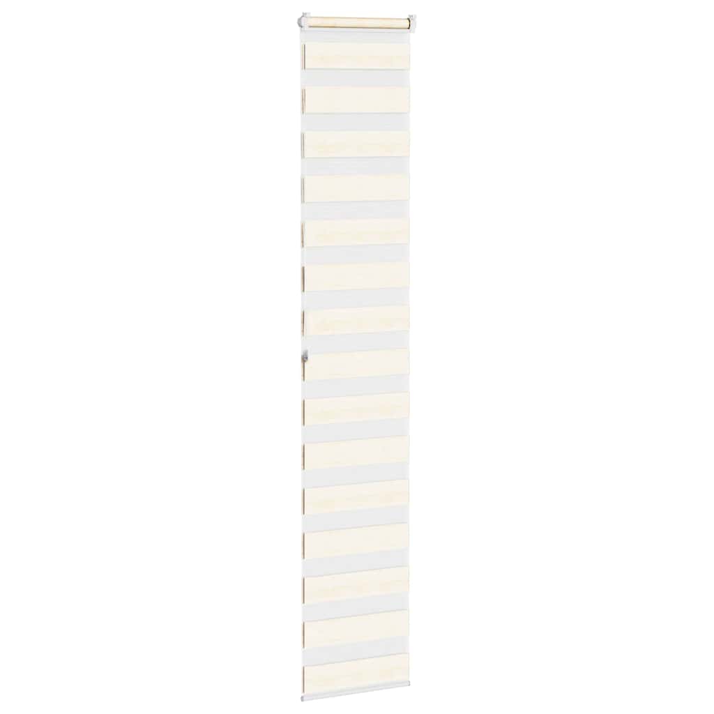 vidaXL Zebra Blind Marble Beige 50x200cm Fabric Width 45.9cm Polyester